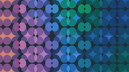 Abstract Purple Blue Green Geometric Pattern Background Design Graphic Design. 
