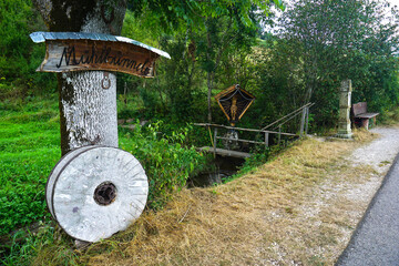 Fototapeta premium Bildstock an der Unteren Bära bei Egesheim; Schwäbische Alb, B
