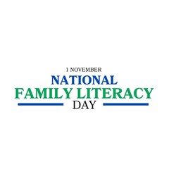 National Family Literacy Day 