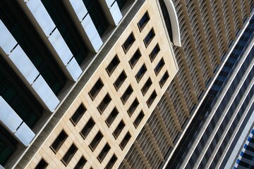 Abstract city street view in Perth, Australia