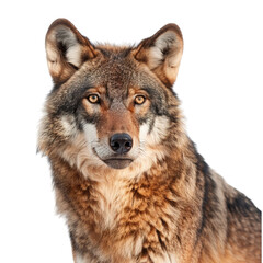 wolf isolated on white