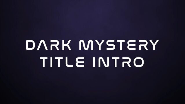 Dark Puma Superhero Action Movie Title Intro