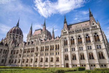 Obraz premium Hungarian Parliament Building, Budapest, Hungary