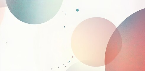 Abstract Background with Overlapping Gradient Circles - Perfect for Minimalist Designs, Website Headers, or Branding