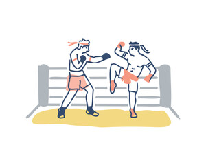 タイ式キックボクシング・ムエタイ