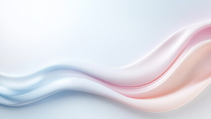 Ethereal Pastel Waves, Soft Abstract Backgrounds