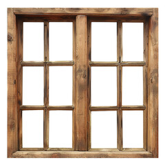 old wooden window