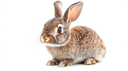 Obraz premium White Rabbit Perch