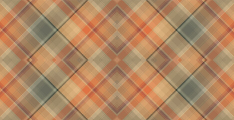 Seamless brown tones striped plaid pattern design. for plaid, fabric, carpet, rug, textile, clothes, wallpaper, background, cover, weaving, dress, clothing. Vector drawing