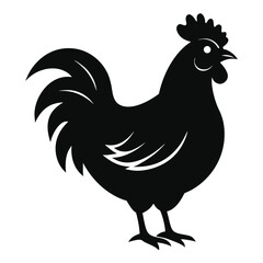 a-silhouette-chicken
