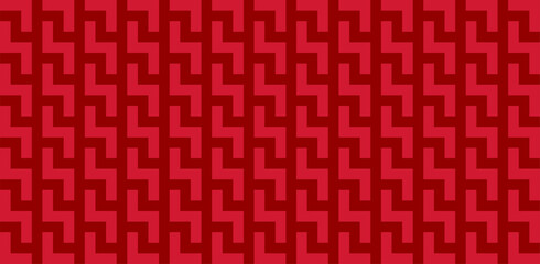 Seamless geometric pattern. Red abstract background.