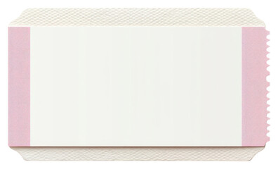 PNG Blank pink ticket stub illustration