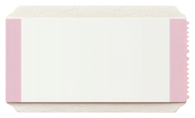 PNG Blank pink ticket stub illustration