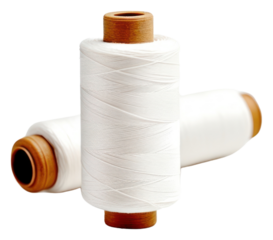 PNG Roll of thread and needle white white background technology.