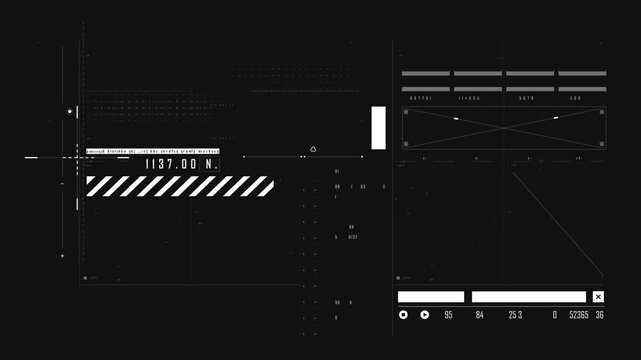 Hud UI element with transparent background