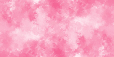 Abstract rose pink Watercolor background. bright and shinny lovely soft texture for design. Decorative soft pink paper texture. brush painted fantasy pastel pink watercolor background.	