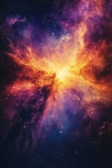 Galaxy Background with Stars