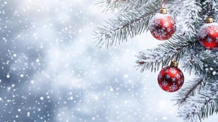 Christmas and New Year holidays concept. AI generated illustration.