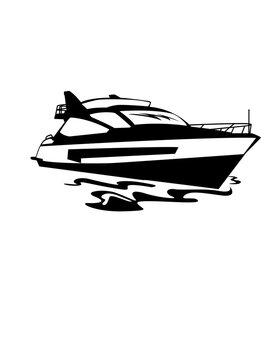 recommend clip art: Yacht Boat | Luxury Vessel | Watercraft Yacht | Passenger Boat | Speed Boat | Traveller Yacht | Yacht Owner | Yacht Boat Shop | Original Illustration | Vector and Clipart | Cutfile and Stencil
