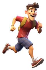 Fototapeta premium PNG Footwear running cartoon white background.