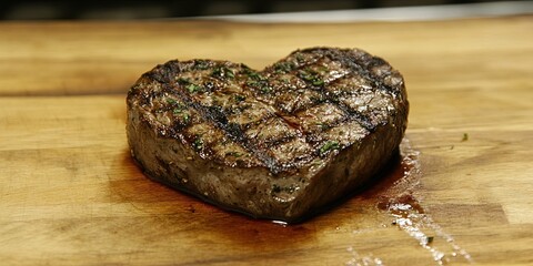 heart shaped steak 