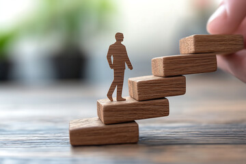 An inspirational coaching concept image showcasing a mentor giving personal growth and development advice, with a focus on career advancement, skill improvement, and achieving life goals
