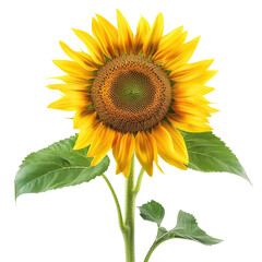 Fototapeta premium sunflower isolated on white