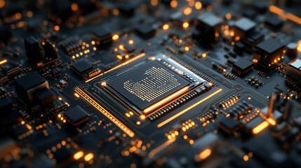 Computer graphics card. 