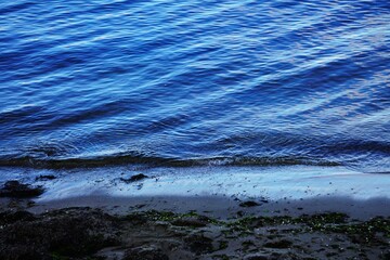 Czysta woda w Bałtyku i plaża