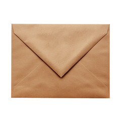 old envelope isolated on white background