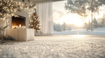 Gift box for the holiday Christmas, New Year, Wedding
