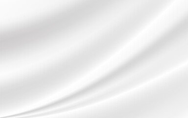 Obraz premium Minimalistic white gradient background with smooth shadows, ideal for sleek designs.