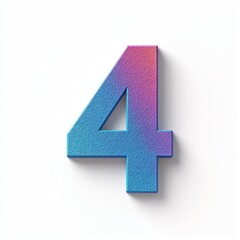 Fototapeta premium A stylized number 