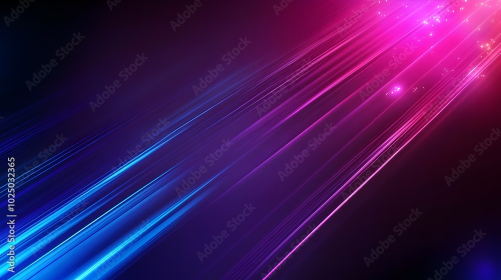 Wall mural neon abstract motion background