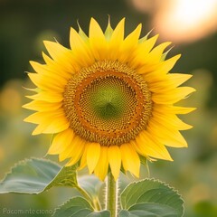 Obraz premium SunKissed Sunflower A CloseUp Bloom