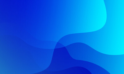 Abstract blue wave background. Vector illustration