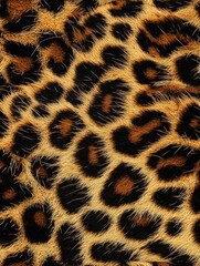 leopard print , isolated on white background,  , copy space for text,