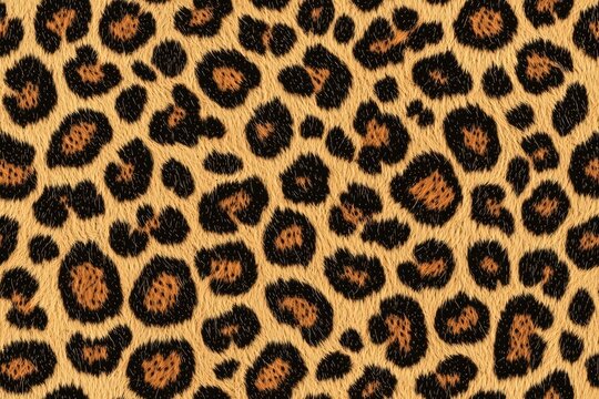 leopard skin background texture, real fur retro design, close-up wild animail hair modern , isolated on white background,  , copy space for text,