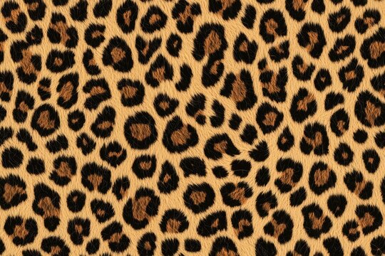 leopard skin background texture, real fur retro design, close-up wild animail hair modern , isolated on white background, , copy space for text,