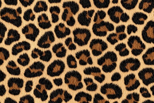 leopard skin background texture, real fur retro design, close-up wild animail hair modern , isolated on white background,  , copy space for text,