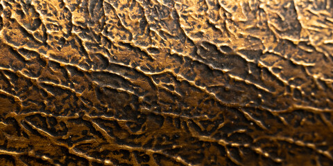 Part of an antique golden frame. Art background with space for text
