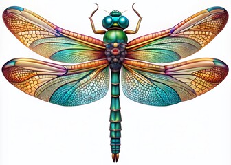 Beautiful Dragonfly Clip Art for Creative Projects, Illustrations, and Designs - Perfect for Nature Lovers and Art