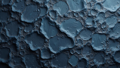 Fototapeta premium Textured blue surface with abstract jagged shapes