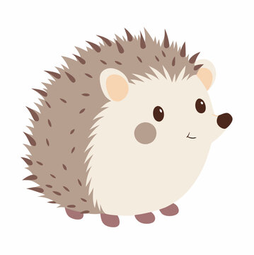 Warm tones and a wonderful character: a hedgehog to decorate your child's room in a cozy style.
