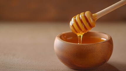 Honey Dipper Drizzling Sweet-Spicy Fusion Over Exotic Global Cuisine - A Culinary Adventure in Rich Flavors and Unique Dishes