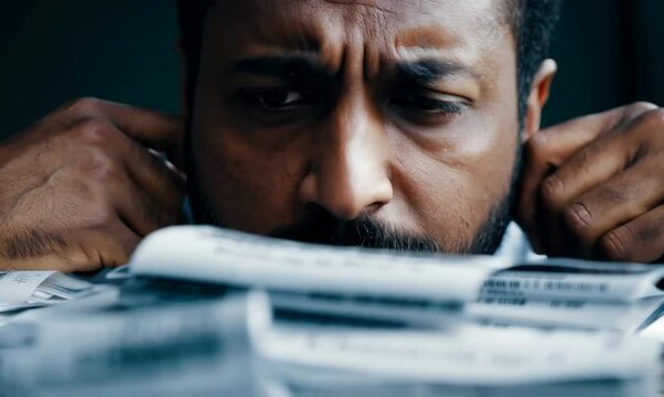 Vietnamese Man Expressing Anger and Stress Over Family Problems