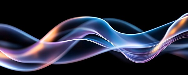 Fototapeta premium Acoustic Harmony Captivating Clear Sound Waves in a Balanced Audio Spectrum - Showcasing Precision and Vibrancy in Sound Visualization