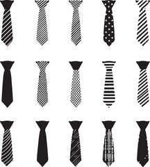 set of ties