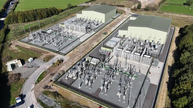 Dogger Bank Wind Farm converter station, Creyke Beck substation East Yorkshire