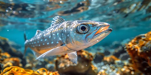 Fototapeta premium Underwater Fish Portrait